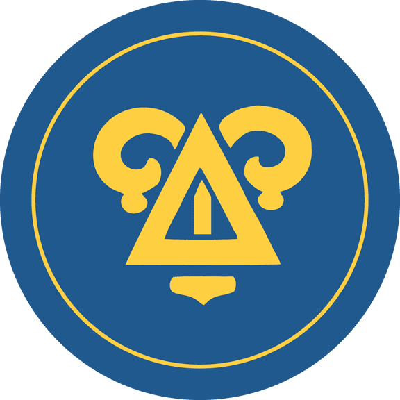 Delta Upsilon Car Decal Sticker - Officially Licensed Fraternity Window Sticker, Full Color Circle Logo Design