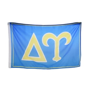 Delta Upsilon Fraternity Greek Letters Flag, Two-Color Design