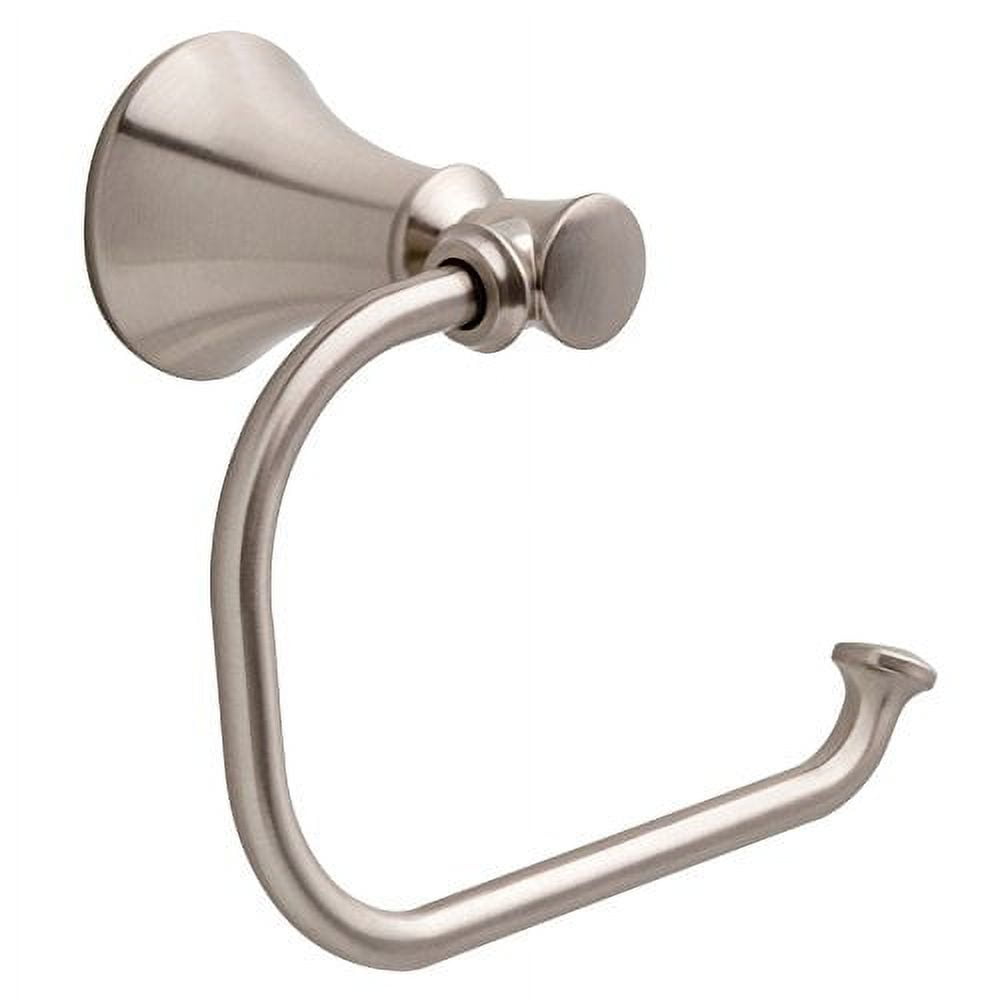Delta Valdosta Satin Nickel Surface Mount Single Post Toilet Paper Holder Delta Valdosta Satin Nickel Surface Mount Single Post Toilet Paper Holder