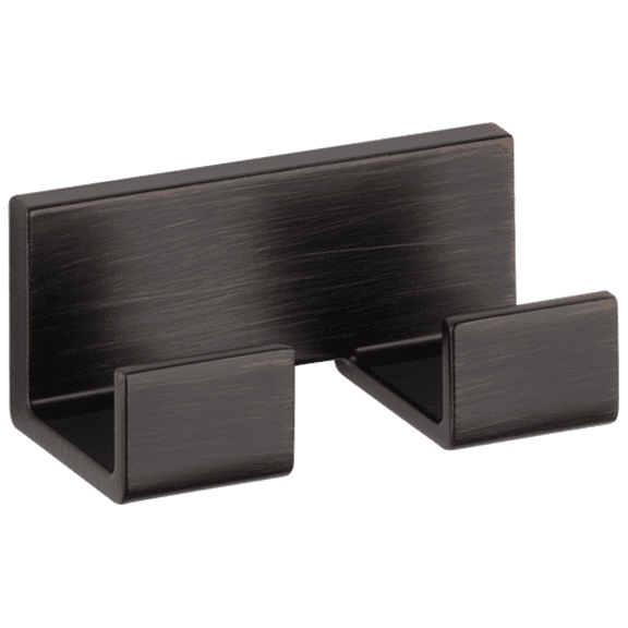 Delta Vero Double Robe Hook, Venetian Bronze