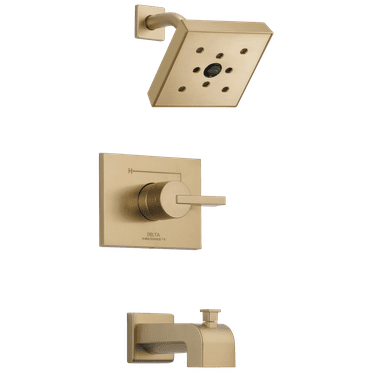 Delta Vero Monitor 14 Series H2Okinetic Tub & Shower Trim, Champagne Bronze