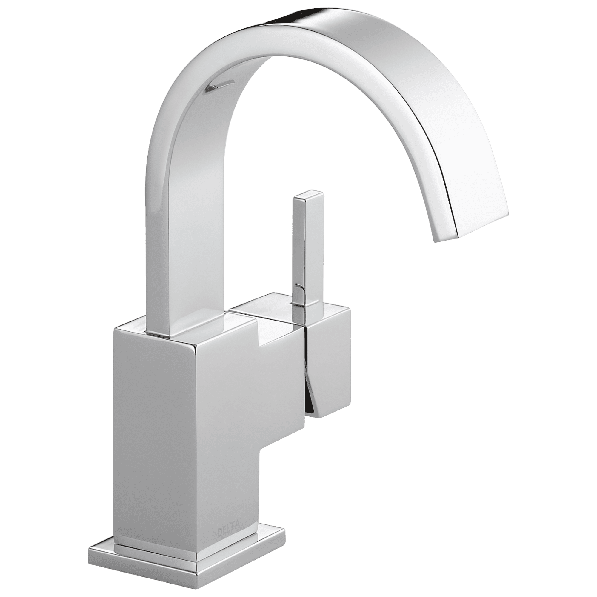 Chrome Modern Single Handle Bathroom Faucet