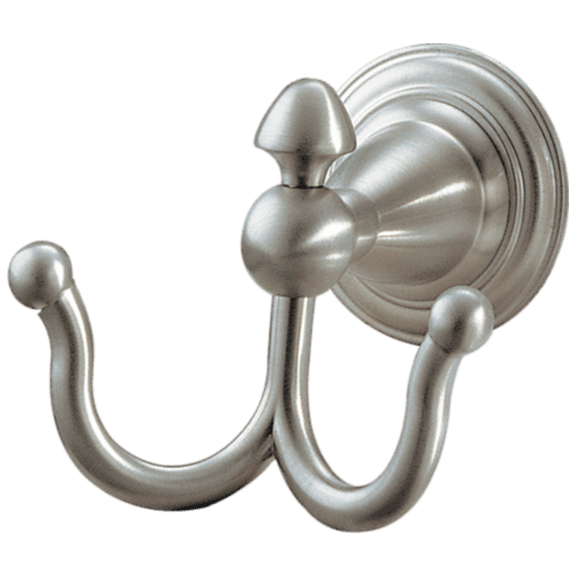 Delta Victorian Double Robe Hook, Stainless