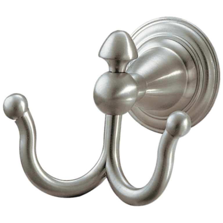 Delta Victorian Double Robe Hook, Stainless 