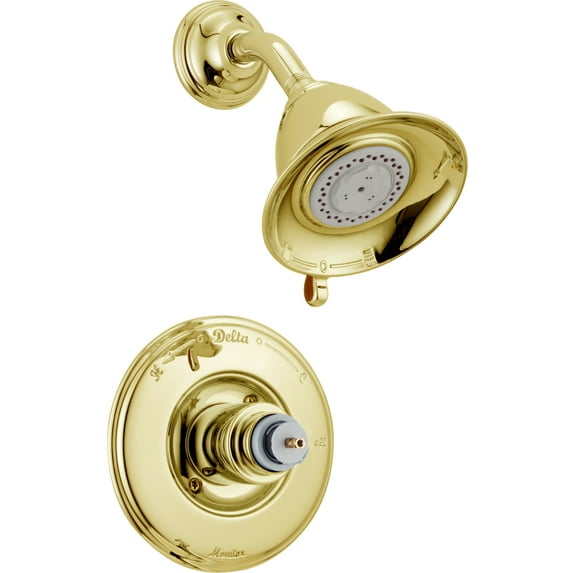 Delta Victorian Monitor 14 Series Shower Trim - Less Handle, Polished Brass