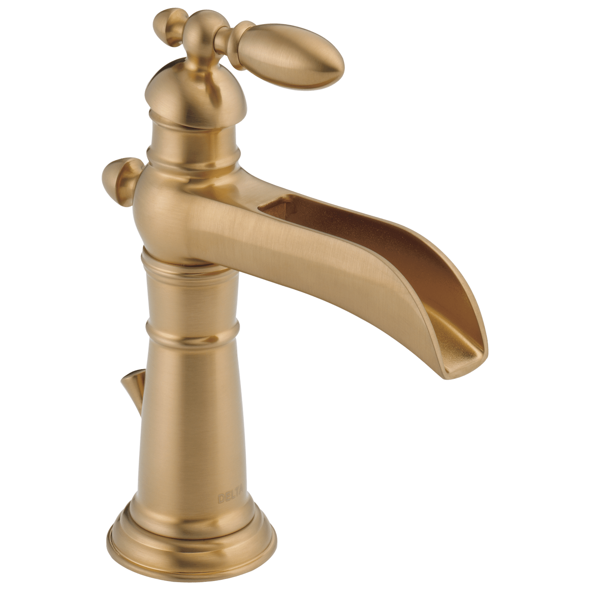 Delta Victorian Single Handle Channel Bathroom Faucet in Champagne Bronze 554LF-CZ
