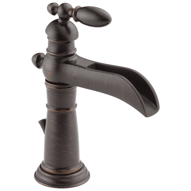 Delta Victorian Single Handle Channel Bathroom Faucet in Venetian Bronze 554LF-RB