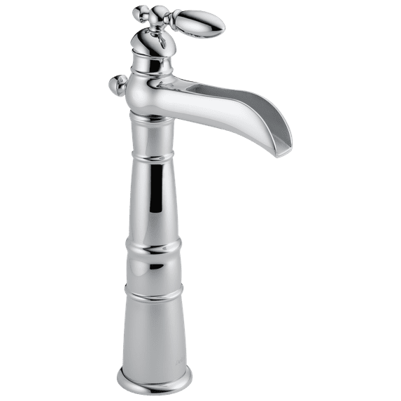 Delta Victorian Single Handle Channel Vessel Bathroom Faucet, Chrome