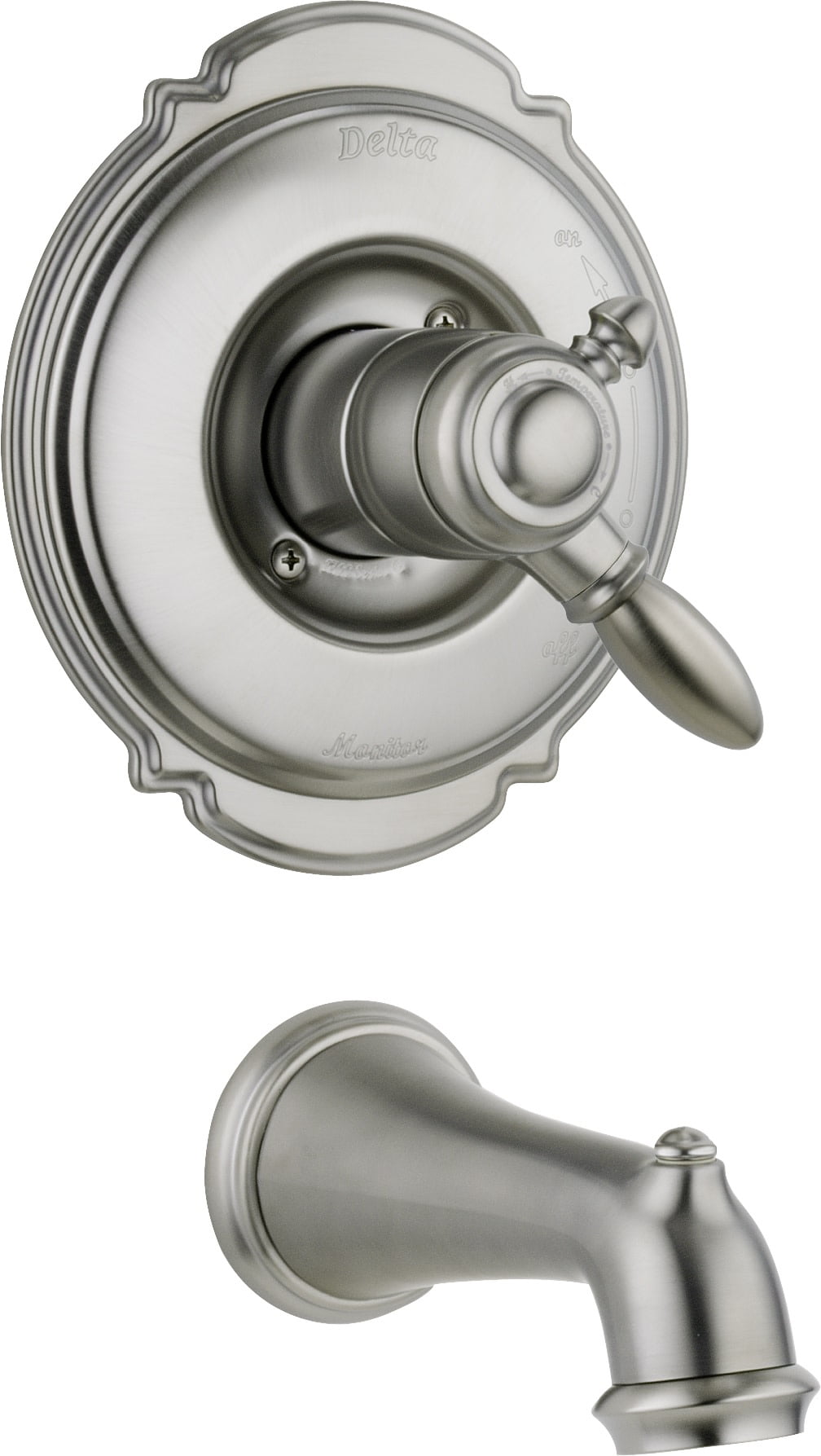 Delta Victorian Tub Filler with Independent Volume Control and Monitor