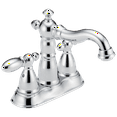 thumbnail image 1 of Delta Victorian Two Handle Centerset Bathroom Faucet with Metal Drain Assembly in Chrome 2555-MPU-DST, 1 of 2