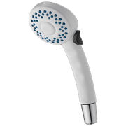Delta White Polystyrene Portable Handheld Shower Sprayer
