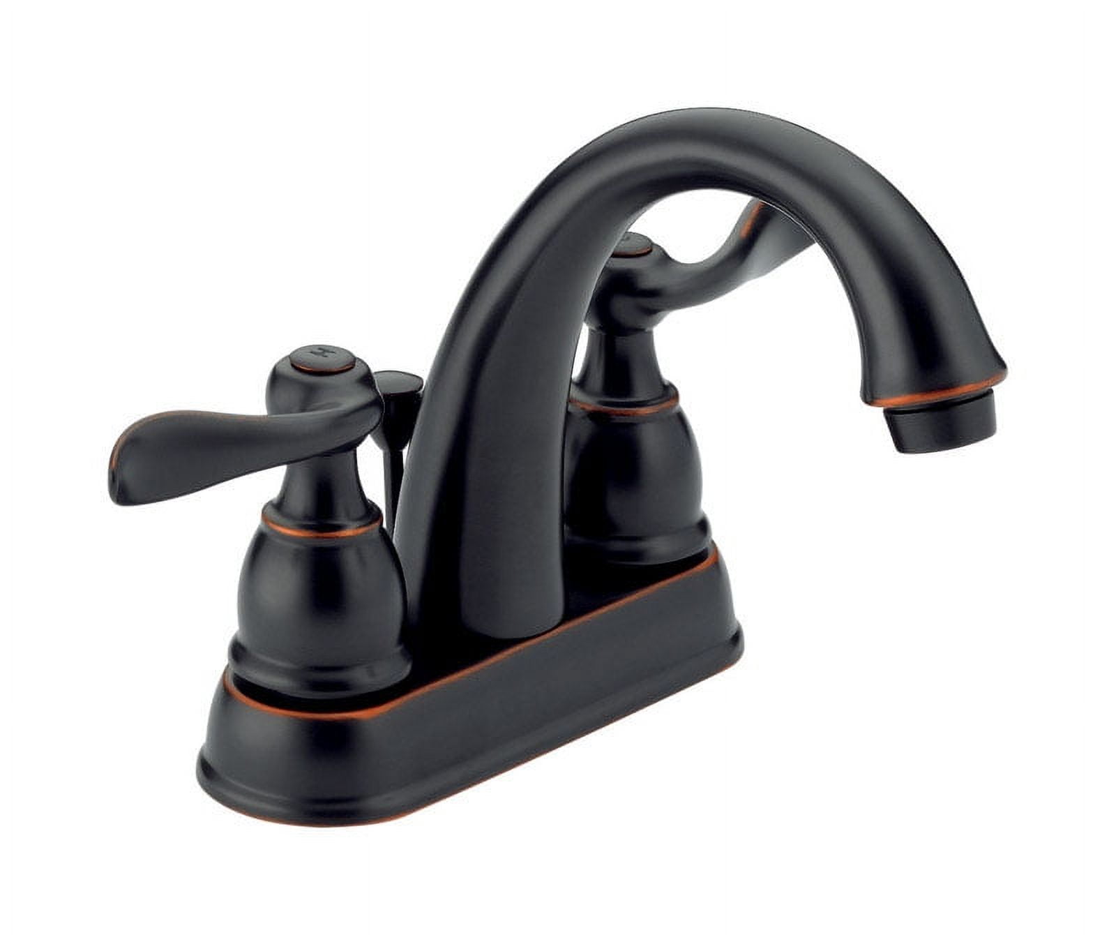 Delta Windemere Bronze Two Handle Lavatory Faucet 4 in.