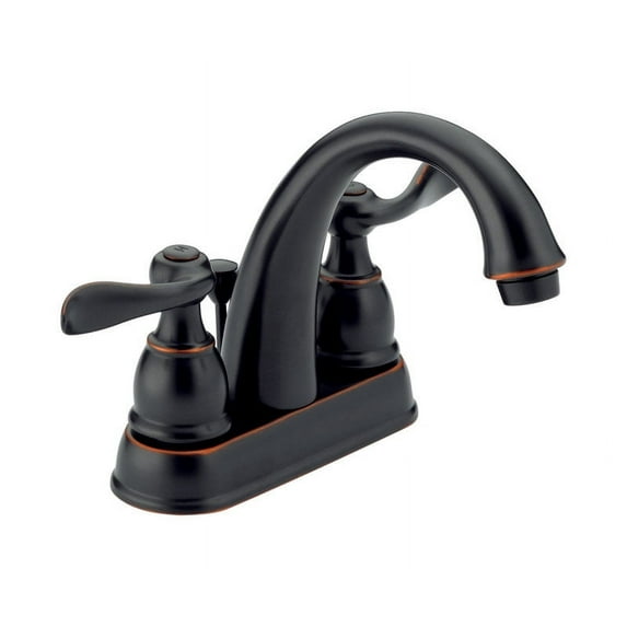 Delta Windemere Bronze Two Handle Lavatory Faucet 4 in.