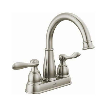 Delta Windemere Brushed Nickel Centerset Bathroom Sink Faucet 4 in.