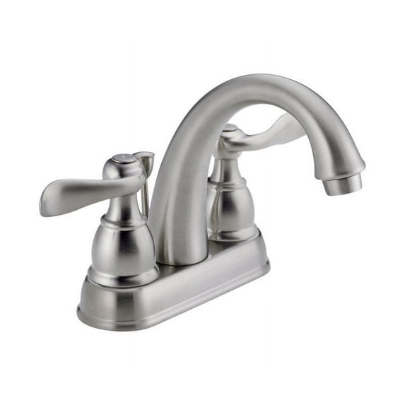 Delta Windemere Brushed Nickel Two Handle Laundry Faucet 4 in.