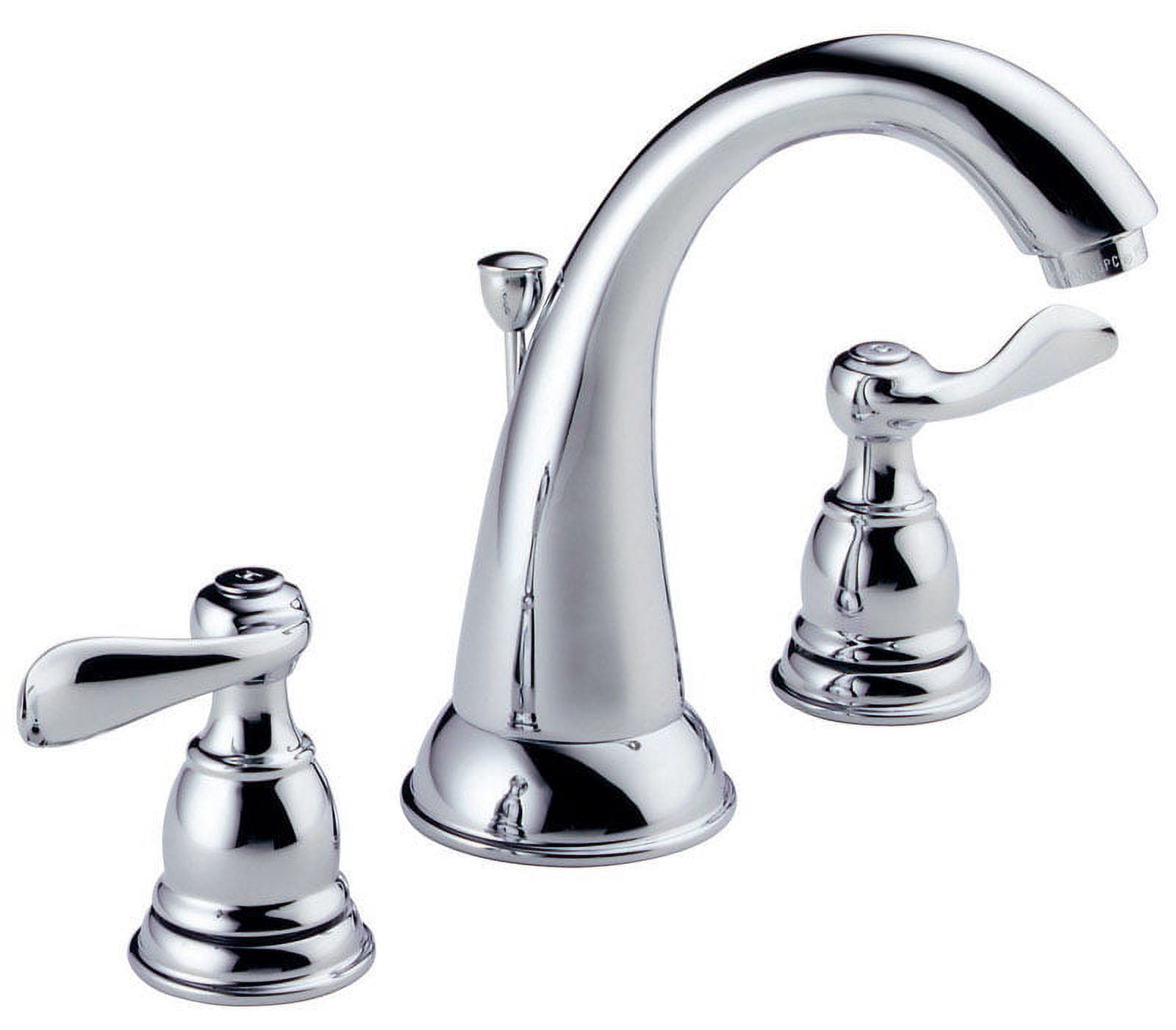 Delta Windemere Chrome Two Handle Lavatory Faucet 6-16 in.