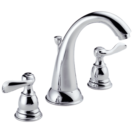 Delta Windemere Two Handle 8 in. Widespread Lavatory Faucet in Chrome B3596LF