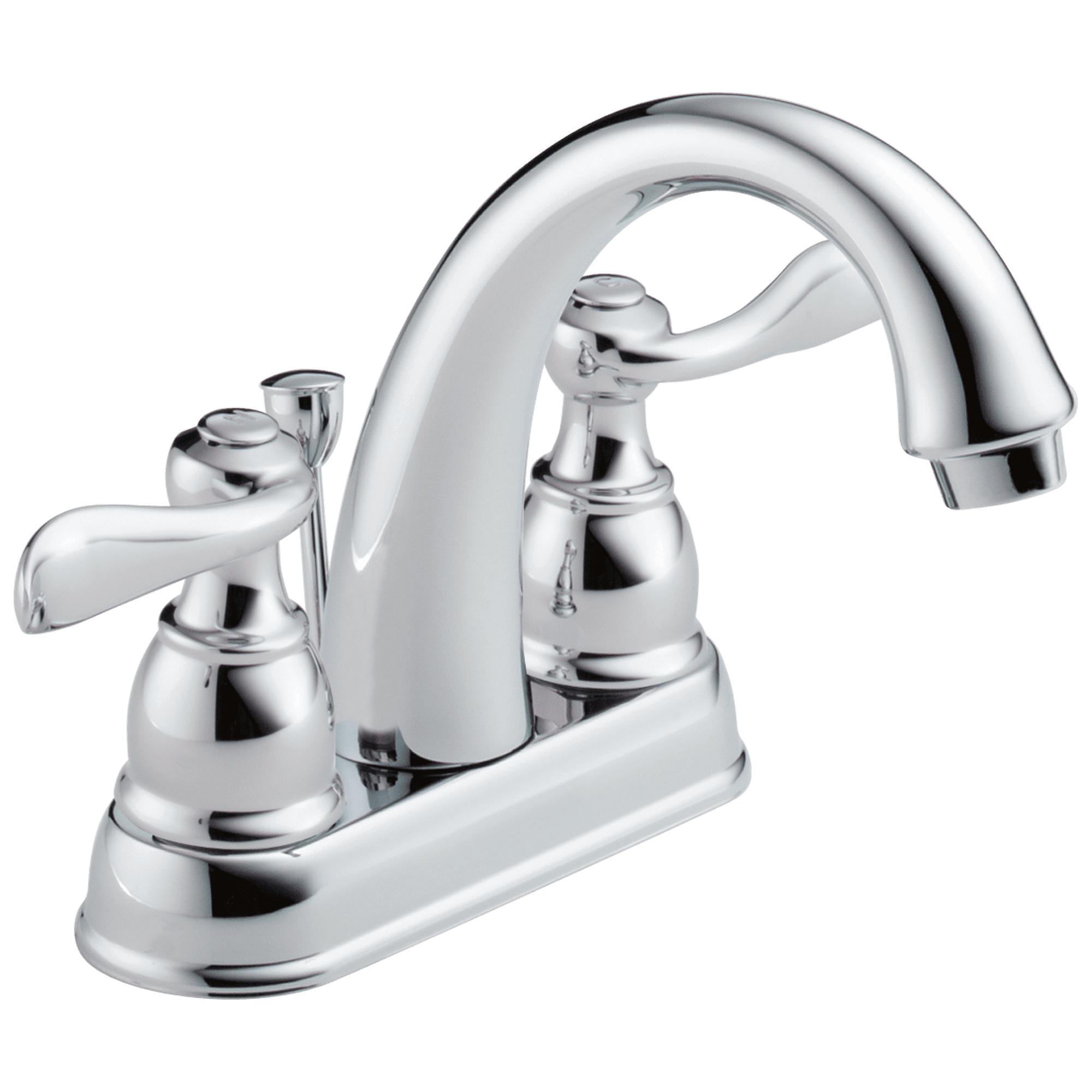 Windemere Polished Chrome Traditional 2-Handle Centerset Bathroom Faucet