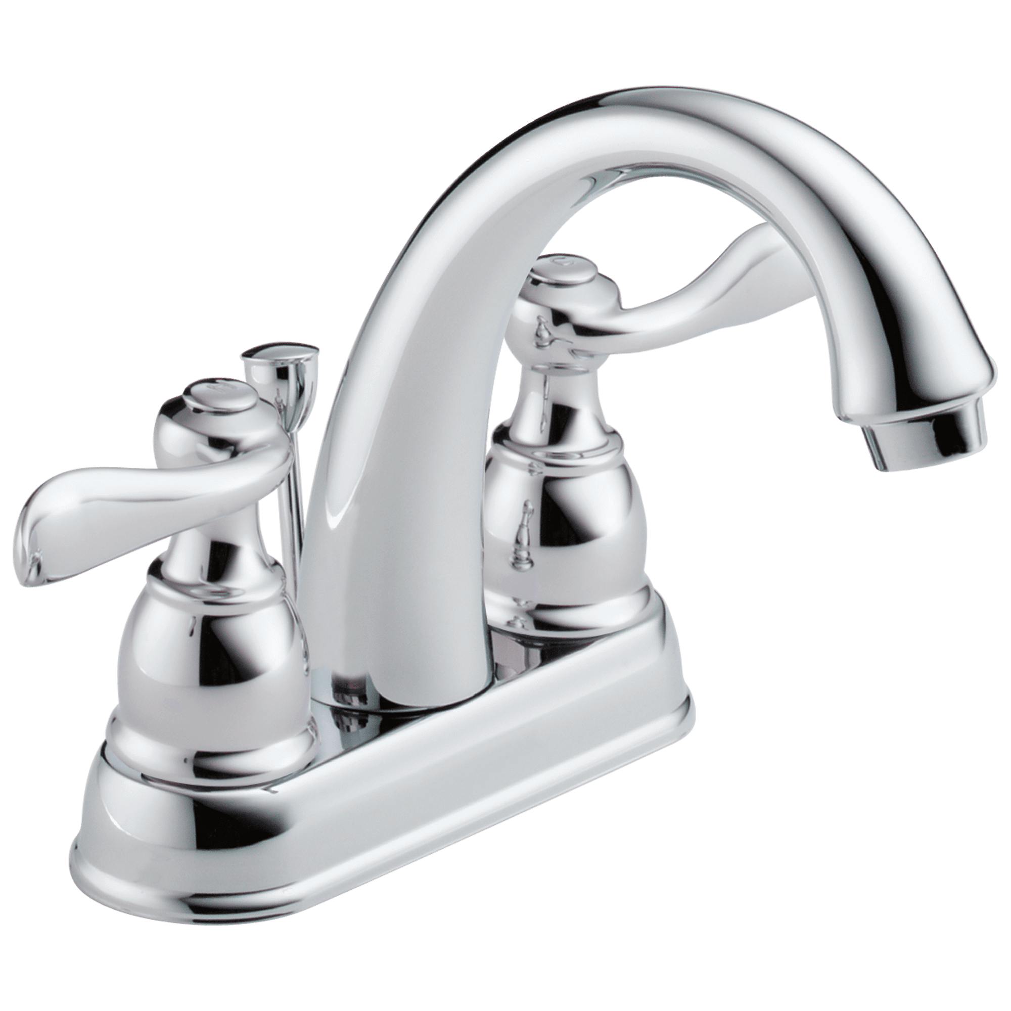 Windemere Polished Chrome Traditional 2-Handle Centerset Bathroom Faucet