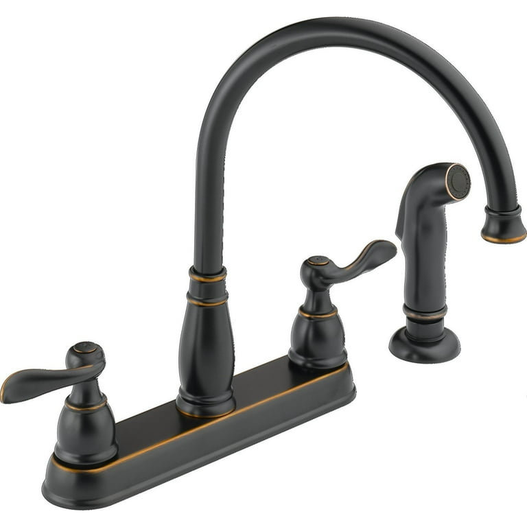 Delta Faucet, Kitchen Faucet, 21996LF-OB, Oil Bronze with Side