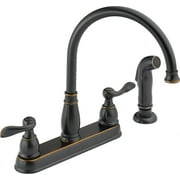 Delta Windemere Two Handle Kitchen Faucet in Oil Bronze 21996LF-OB