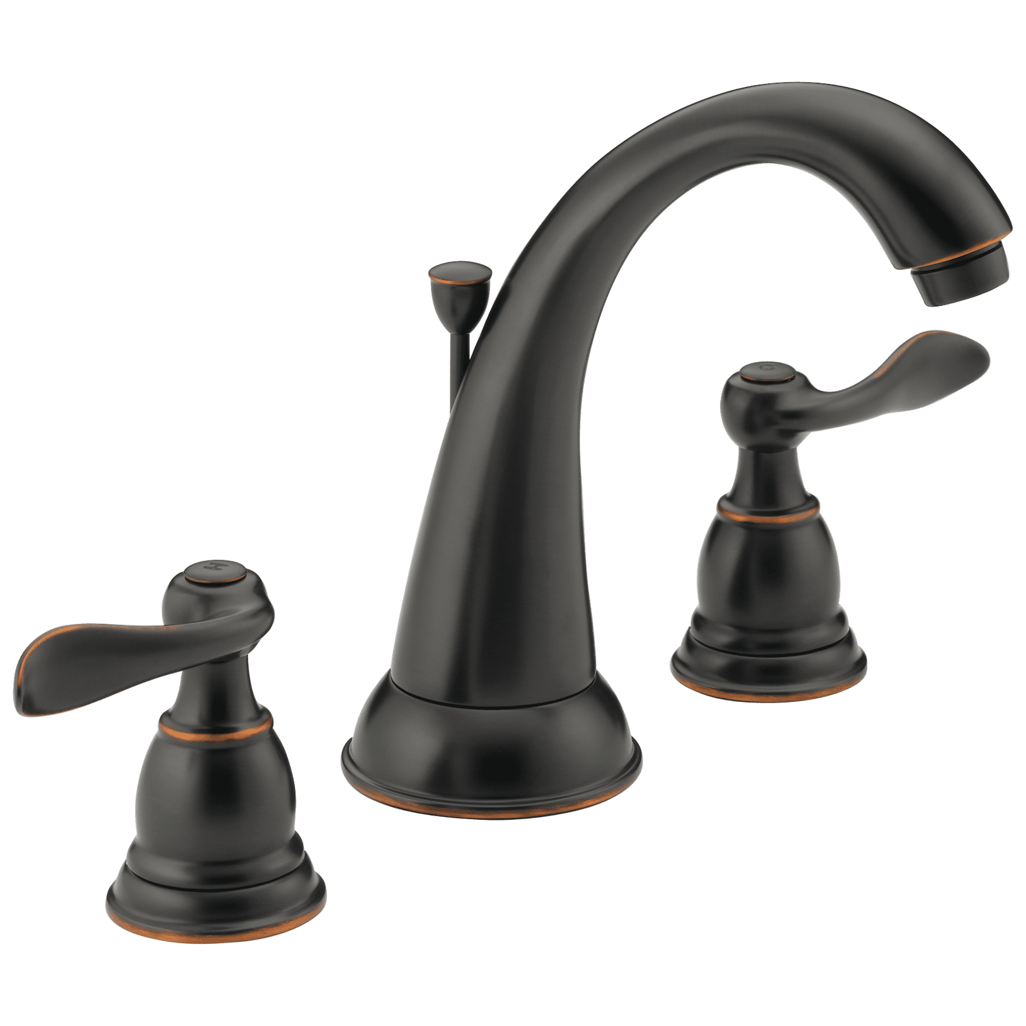 Windemere Oil Rubbed Bronze Widespread Bathroom Faucet with Drain Assembly