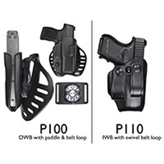 Clearance Item !!!
Gould & Goodrich P100 Delta Wing OWB Holster Right Hand, Black, Fits Sig P365