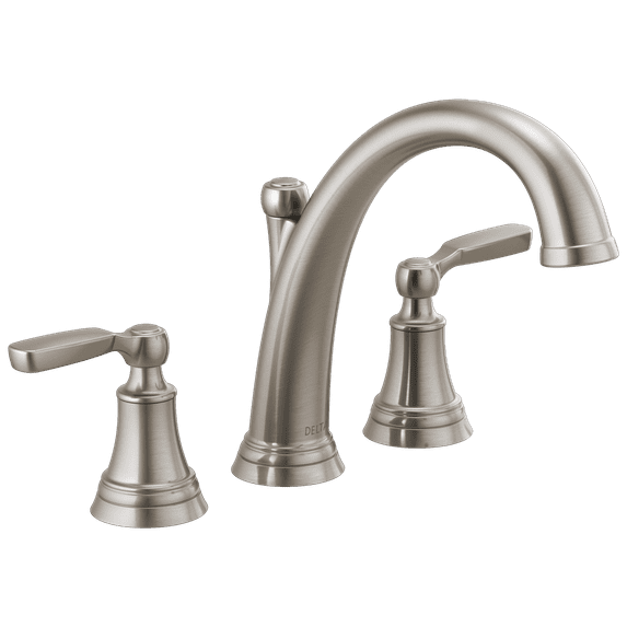 Delta Woodhurst Brilliance Stainless Champagne Bronze Roman Tub Faucet