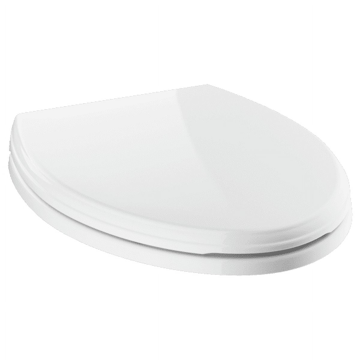 Delta Wycliffe Elongated Standard Close Toilet Seat in White 810901-WH