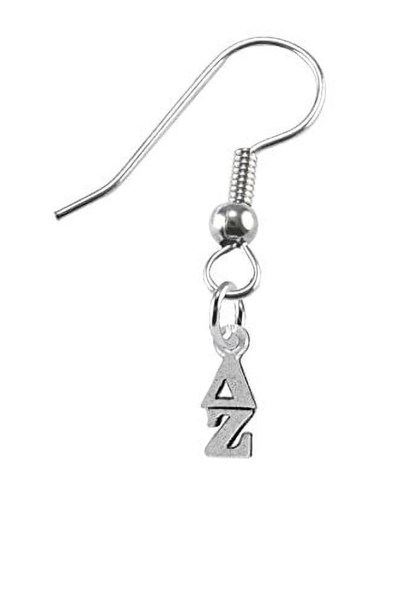 Delta Zeta Earrings, Safe- Hypoallergenic Nickel, Lead Free Licensed Sorority Jewelry Manufacturer