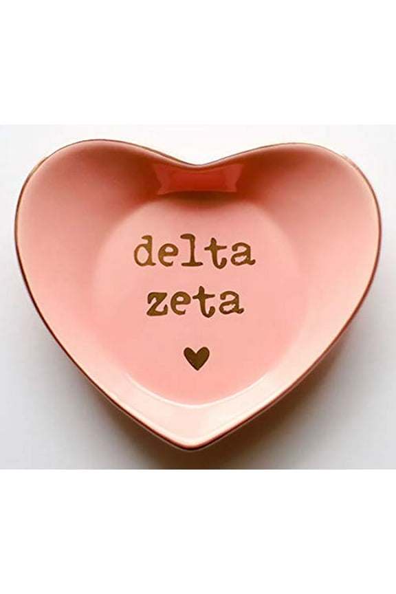 Jewelry Dish - Heart-Shaped High-gloss finish Ceramic tray with Gold Detailing, Multi-Function Ceramic Ring Dish for Home or Office, Ideal for Jewelry and Keys