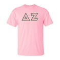 thumbnail image 1 of Delta Zeta Lettered Tee 3X-Large Pink, 1 of 1