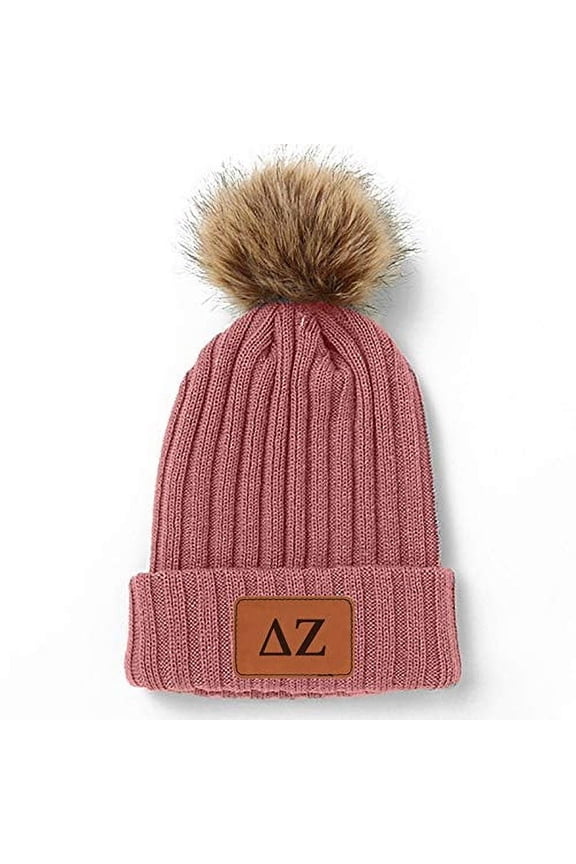 Pom Pom Beanie Hat Pink