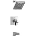 thumbnail image 1 of Delta Zura Monitor 17 Series H2Okinetic Tub & Shower Trim, Chrome, 1 of 2