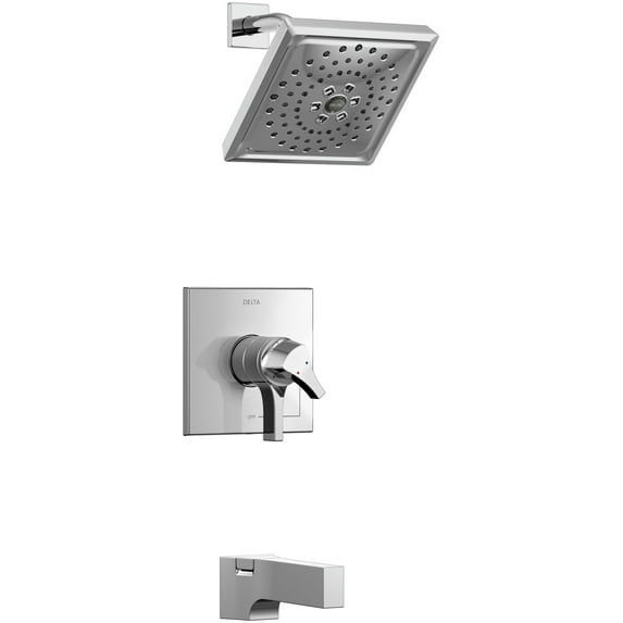 Delta Zura Monitor 17 Series H2Okinetic Tub & Shower Trim, Chrome