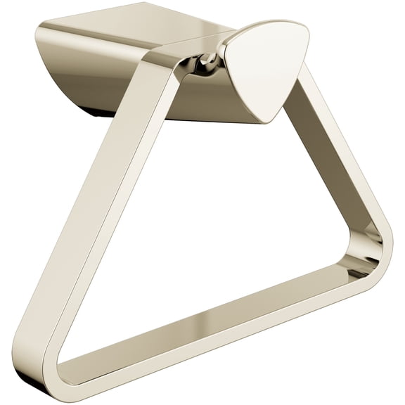Delta Zura Towel Ring, Polished Nickel