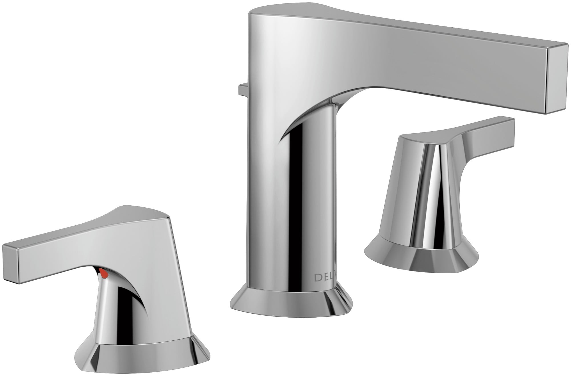 Delta Zura Two Handle Widespread Bathroom Faucet, Chrome