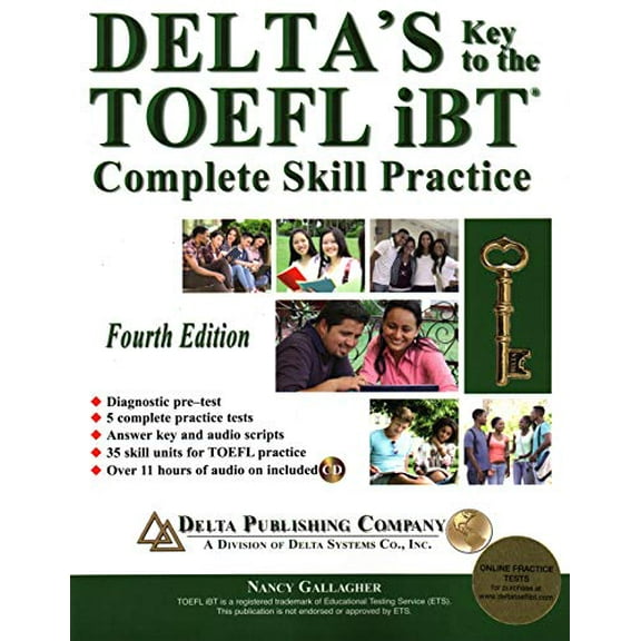 Pre-Owned Delta's Key to the TOEFL Ibt(r) Complete Skill Practice (Paperback) 1621677001 9781621677000