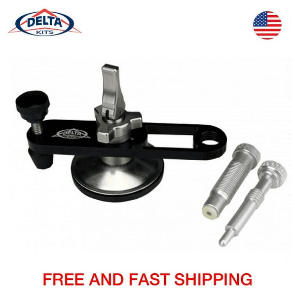 Deltakits B150 Bridge Windshield Repair kit,Screw Type Aluminum Injector, Packed Compact Bridge, Windshield Resin chip and Crack Repair Bridge, Made in USA