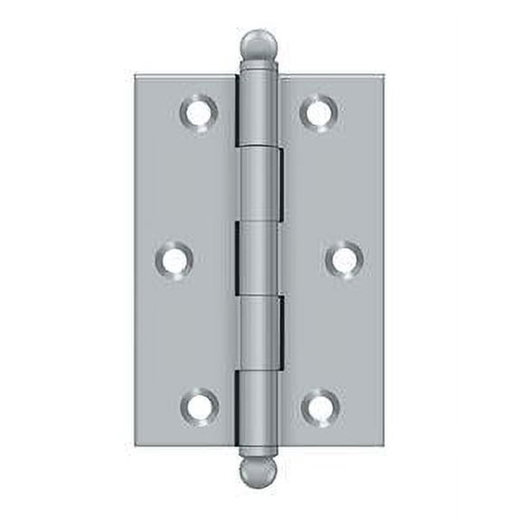Deltana CH3020U26D 3" x 2" Hinge, w/ Ball Tips in Brushed Chrome