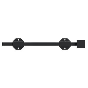 Deltana 12SBM19 12" Modern Surface Bolt, HD, Solid Brass in Paint Black