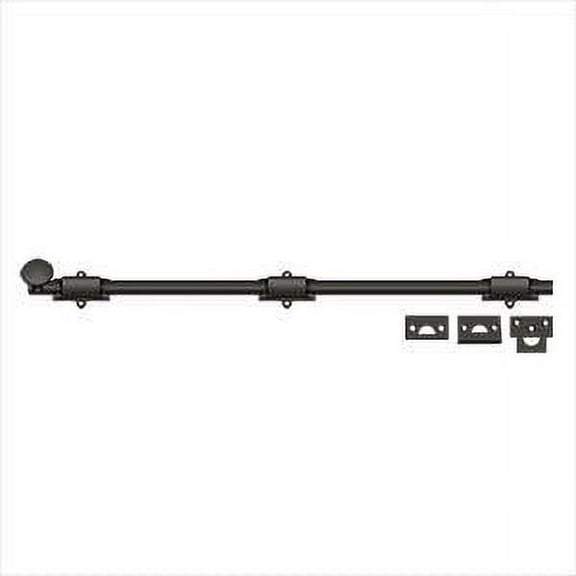 Deltana 24SB10B 24" Surface Bolt; Heavy Duty; Oil Rubbed Bronze Finish