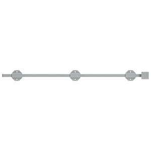 Deltana 24SBM26D 24" Modern Surface Bolt, HD, Solid Brass in Brushed Chrome