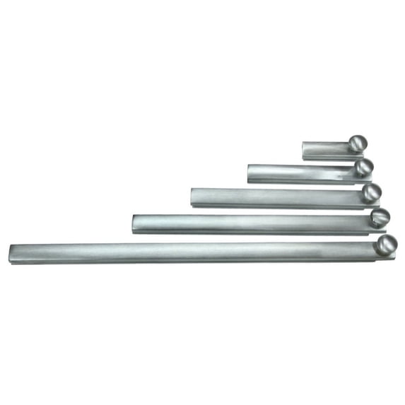 Deltana 2SBCS26D 2" Surface Bolt; Concealed Screw; Heavy Duty; Satin Chrome Finish
