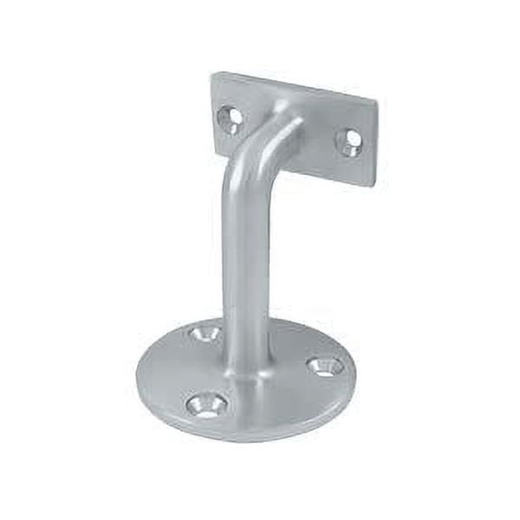 Deltana HRC253U26D 3 in. Projection Hand Rail Brackets, Satin Chrome - Solid