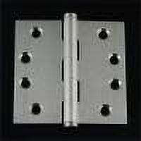 Deltana DSB4515 4-1/2" x 4-1/2" Square Hinges in Brushed Nickel