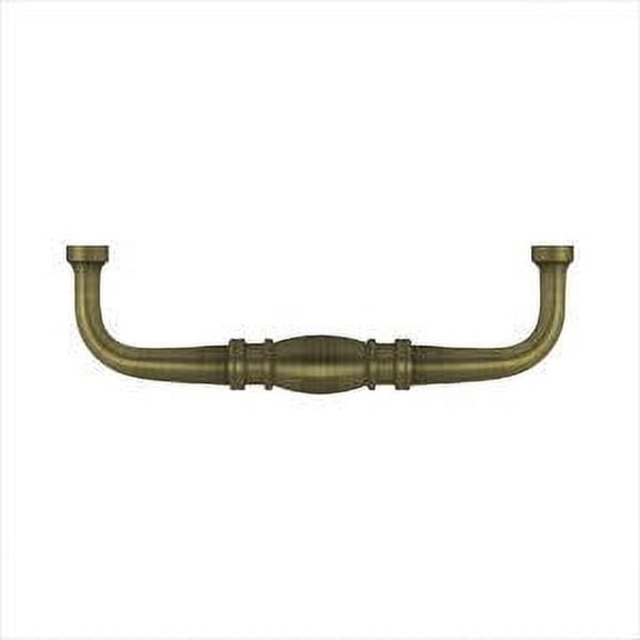 Deltana K4474U5 Colonial Wire Pull, 4" in Antique Brass