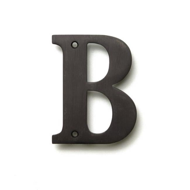 Deltana 4 in. Residential Letter B- Oil Rubbed Bronze - Solid - Walmart.com
