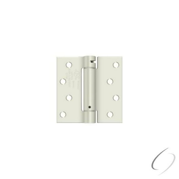 Deltana DSH44USPW 4 x 4 in. Spring Hinge - White
