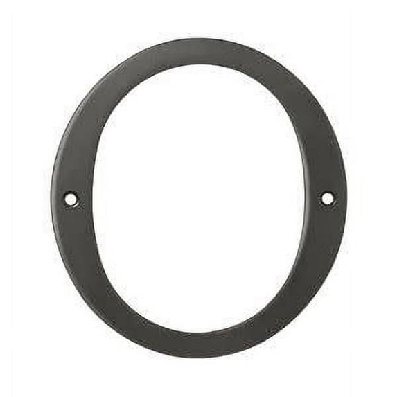 Deltana 6 in. Solid Brass House Number